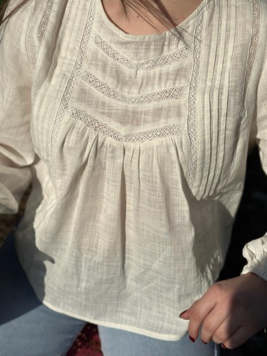 Blouse blanche