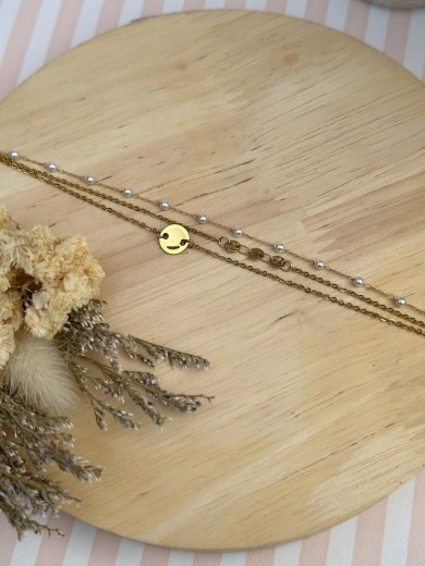 Bracelet triple doré