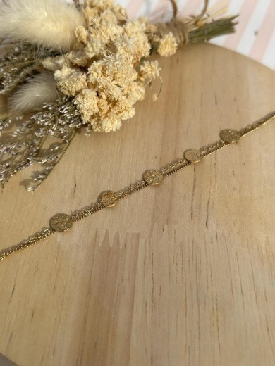 Bracelet doré double