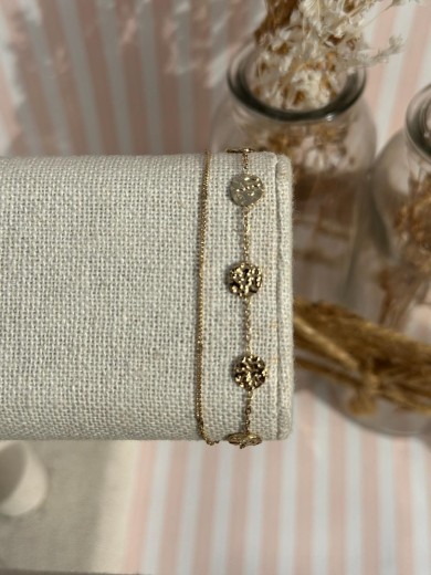 Bracelet doré double