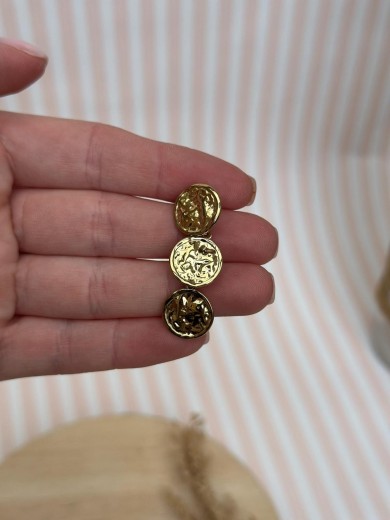 Boucles d'oreilles avec médaillions