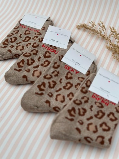 Chaussettes léopard