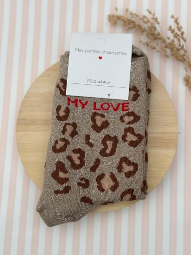 Chaussettes léopard