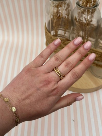 Bague dorée