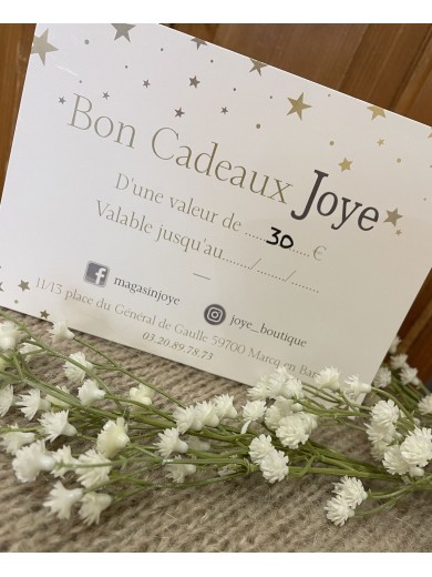 Carte cadeau 30€