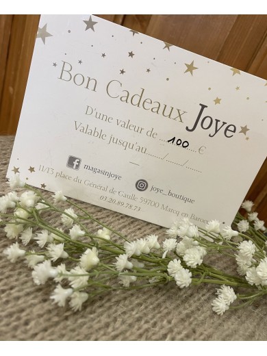 Carte cadeau 100€