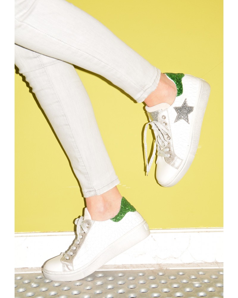 basket croco femme