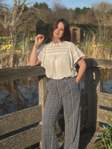 Pantalon bleu marine